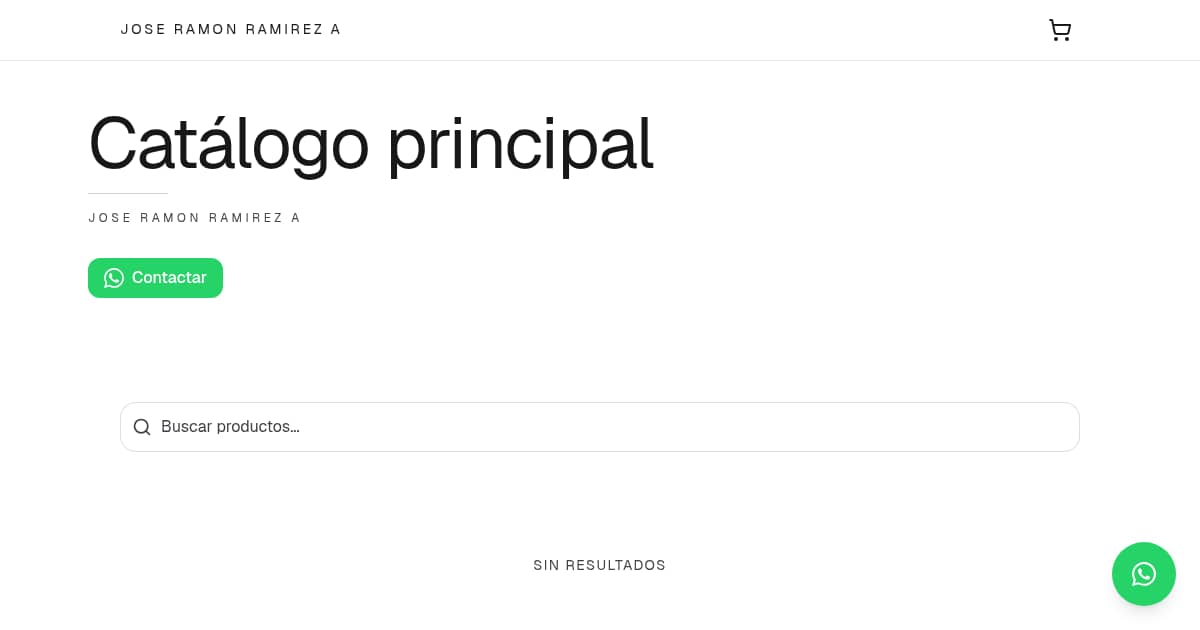 Catálogo principal