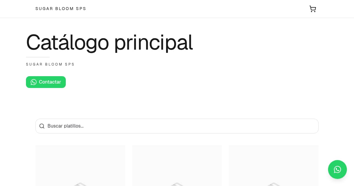 Catálogo principal
