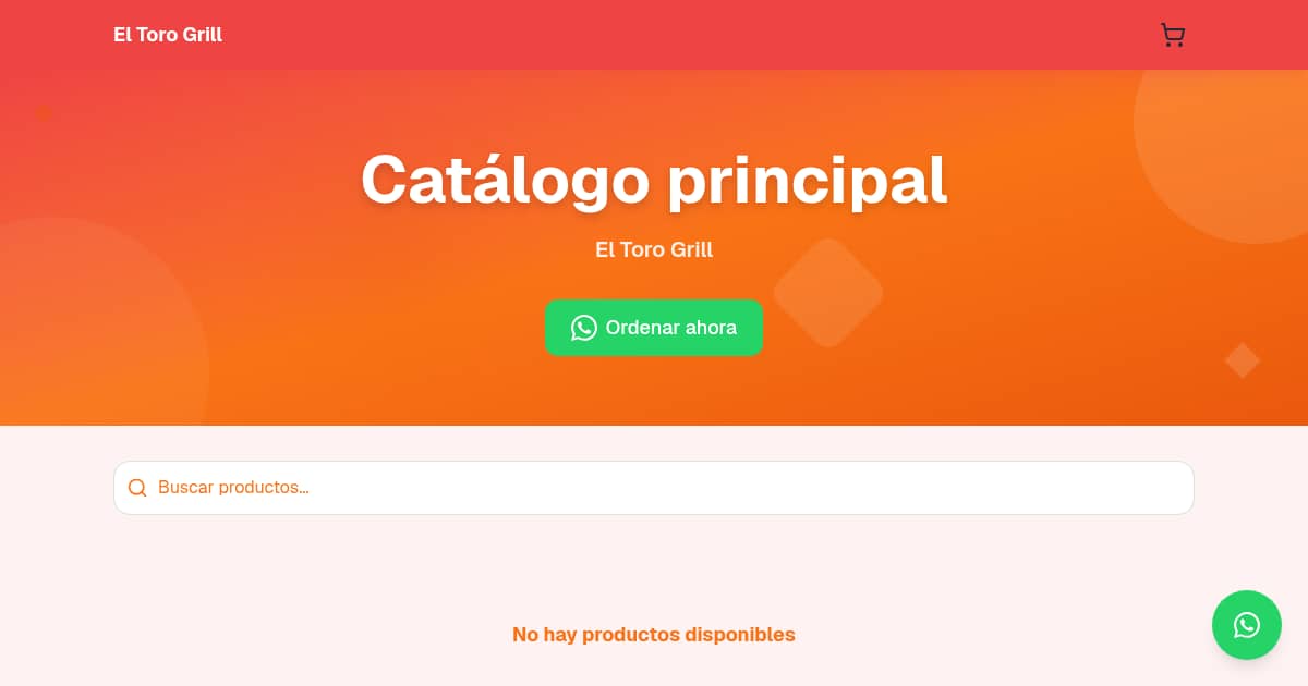 Catálogo principal