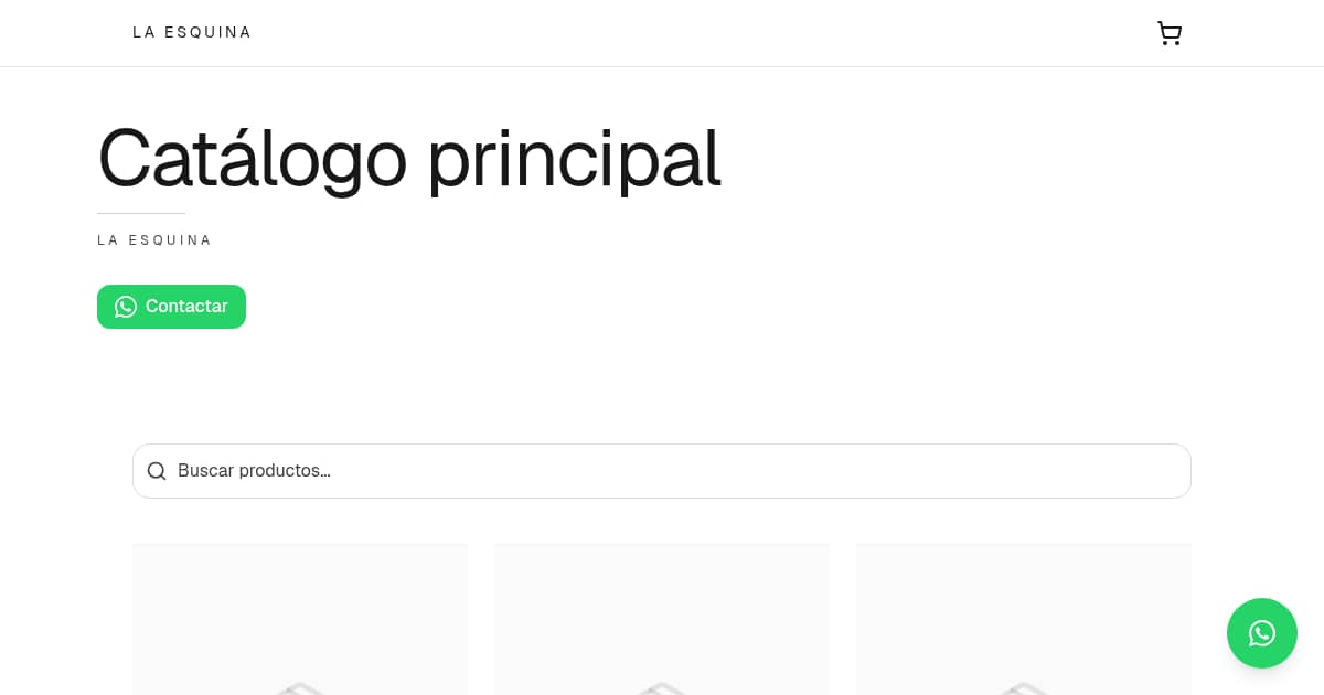 Catálogo principal