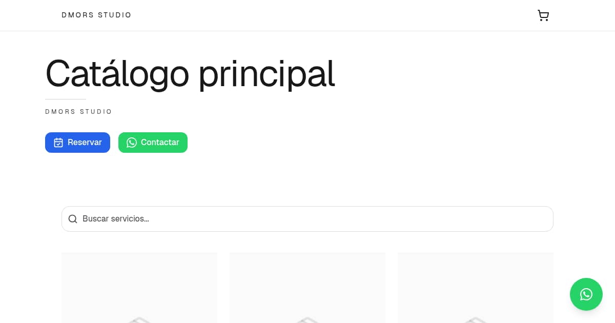 Catálogo principal
