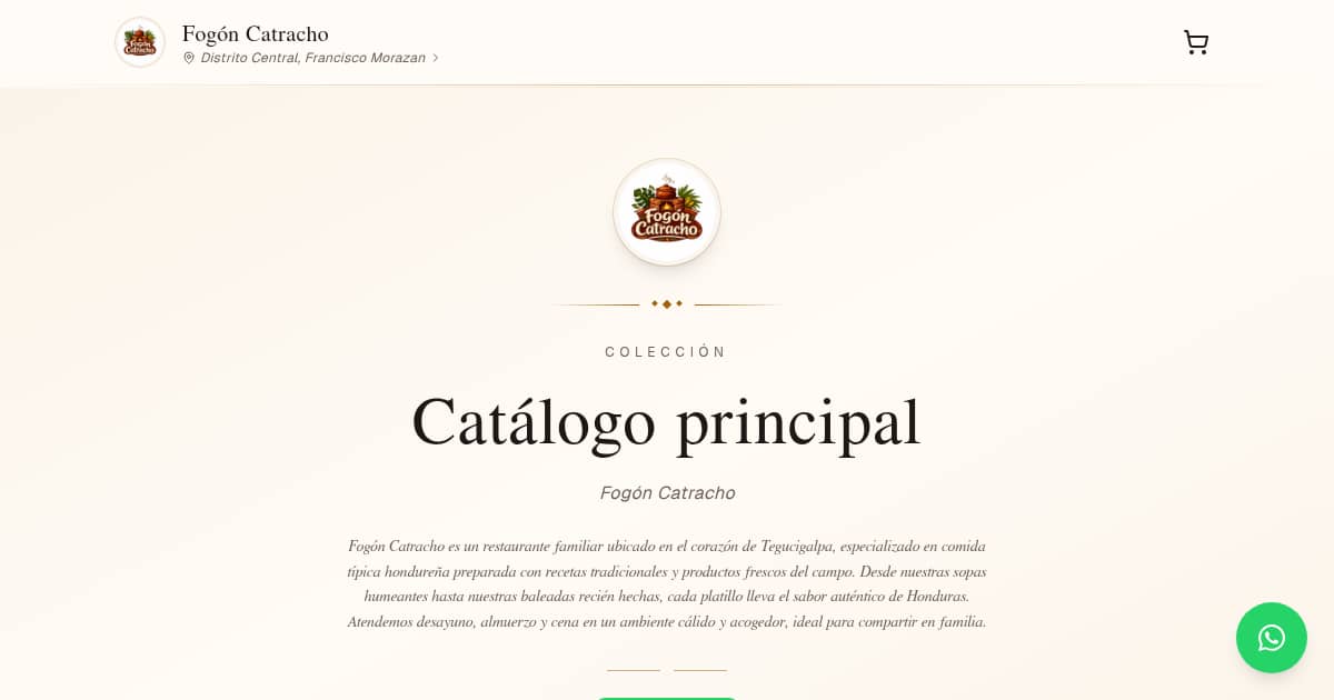 Catálogo principal