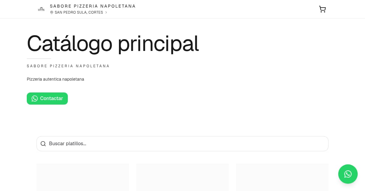 Catálogo principal