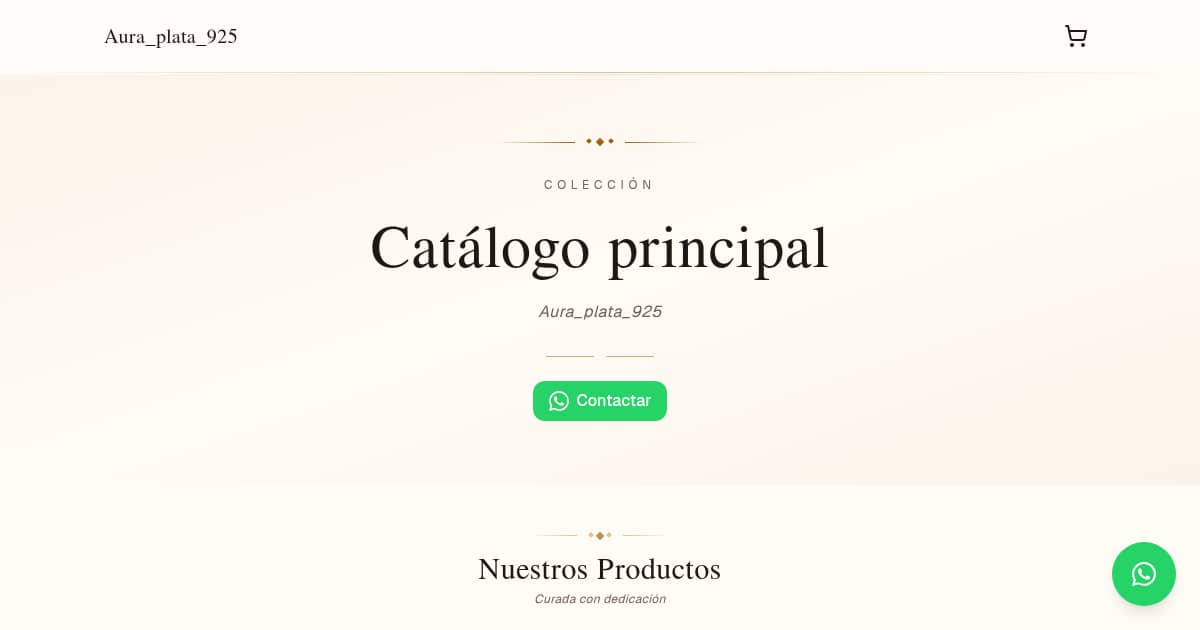 Catálogo principal