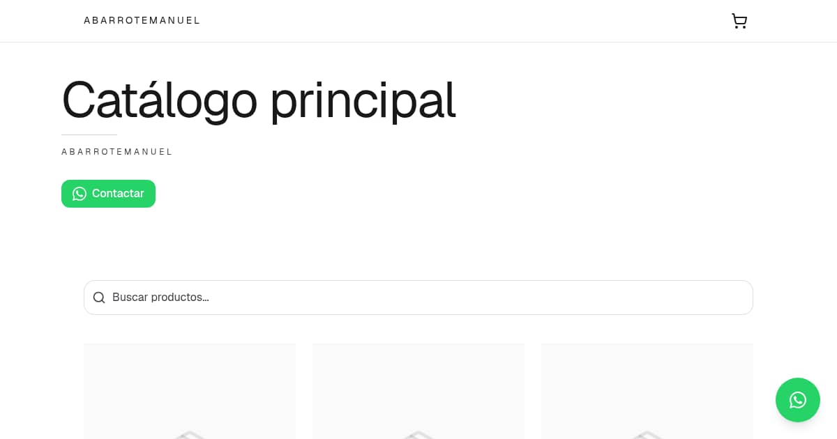 Catálogo principal