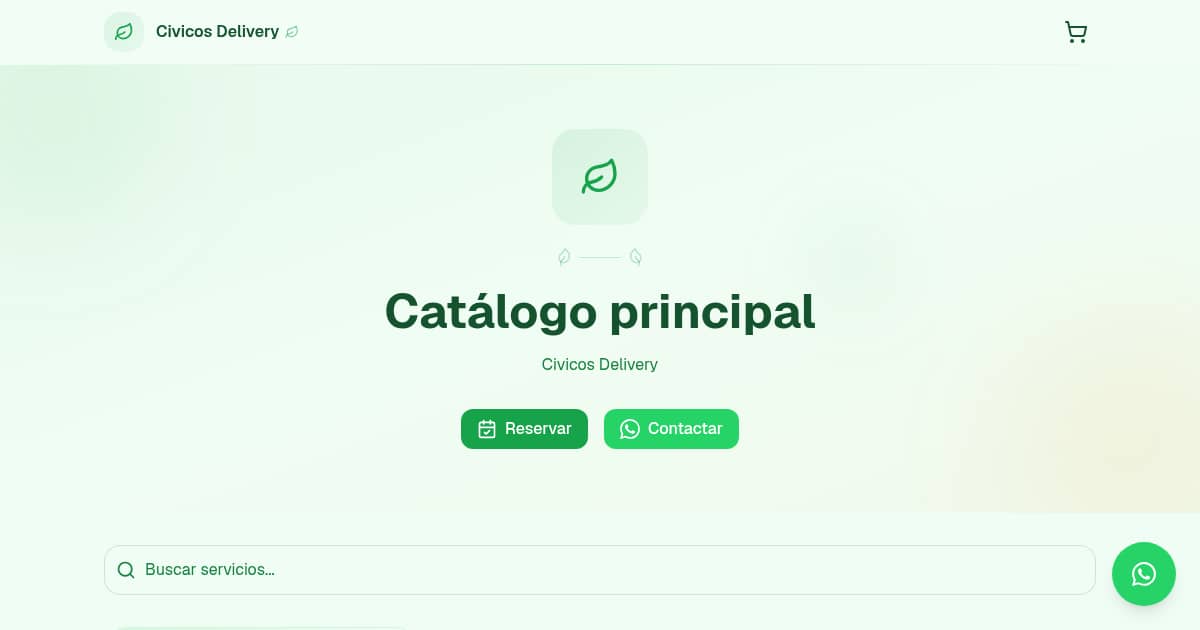 Catálogo principal