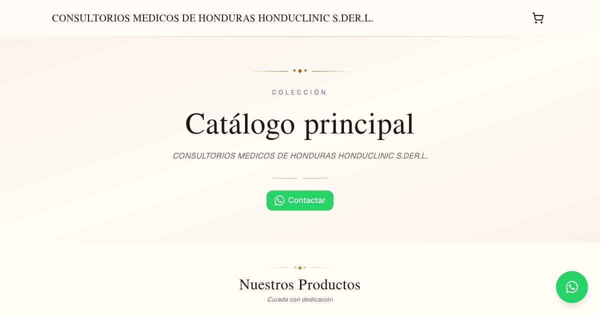 Catálogo principal