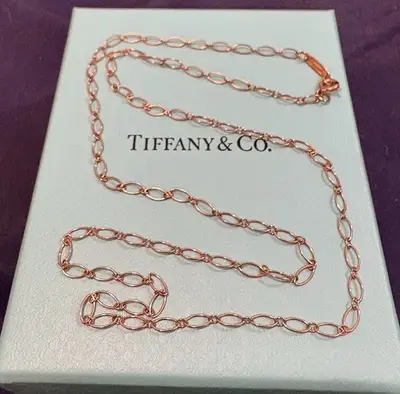 Collar Cadena Oro Rosa